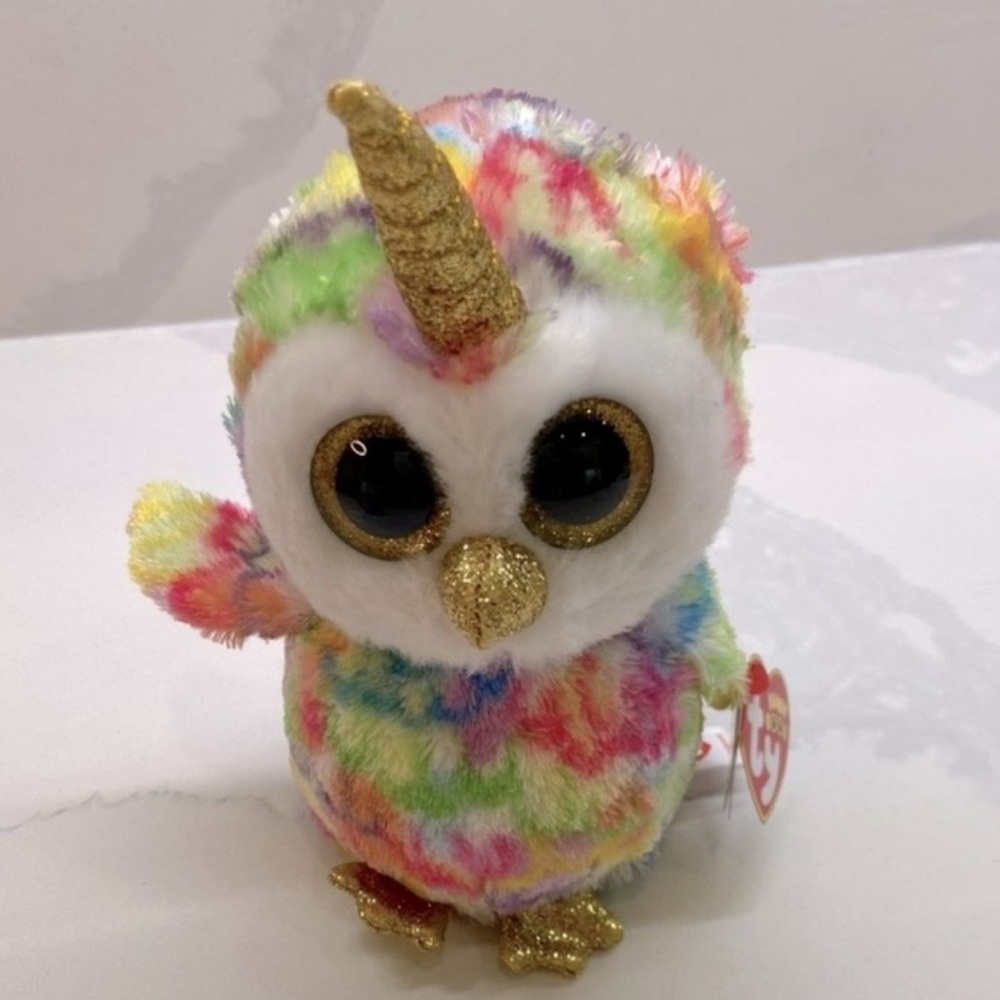 Ty Beanie Boo 'Enchanted' the Unicorn Owl (6 inch)